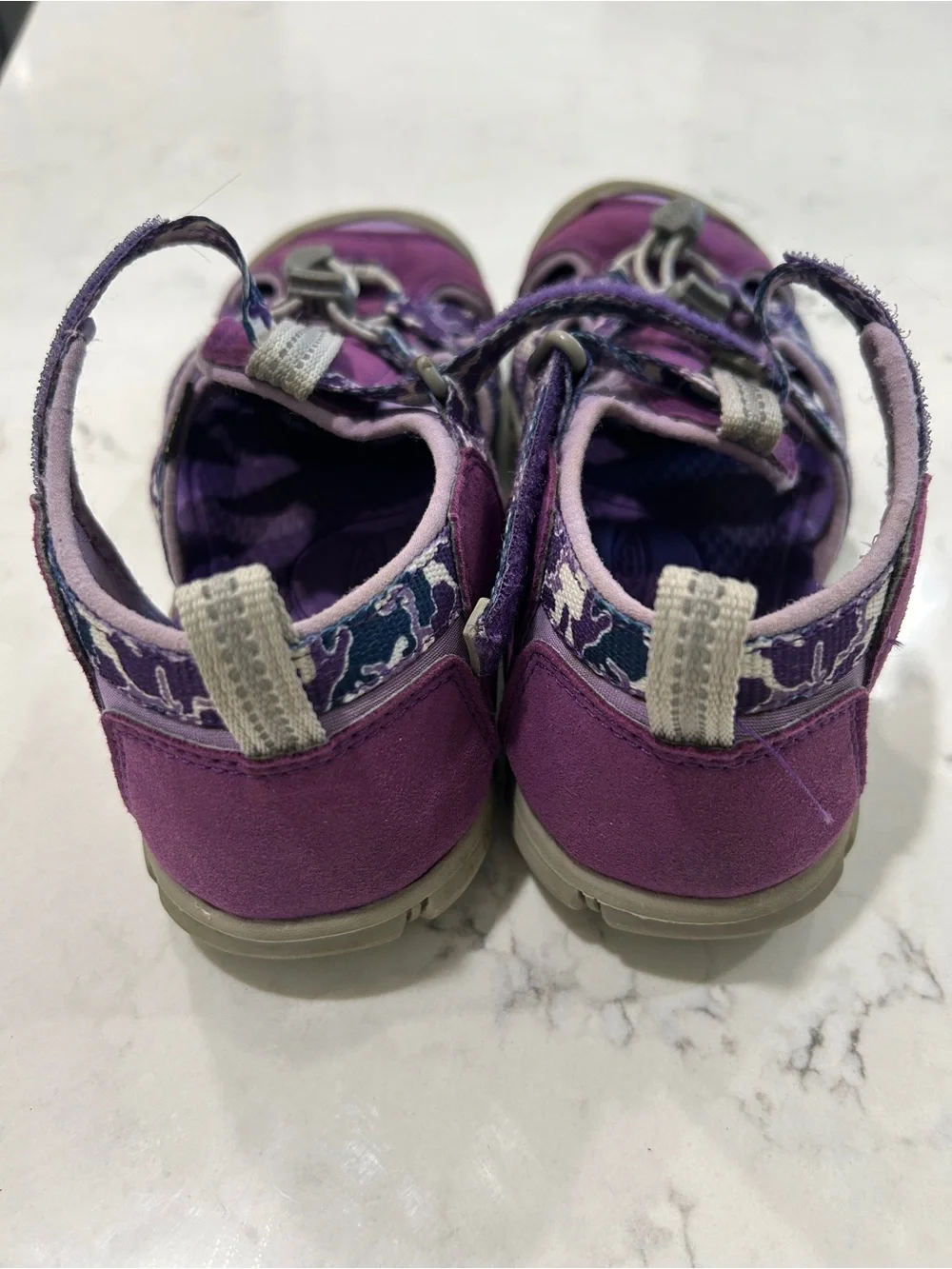 KEEN Kids Purple and Gray Closed-Toe Sandal